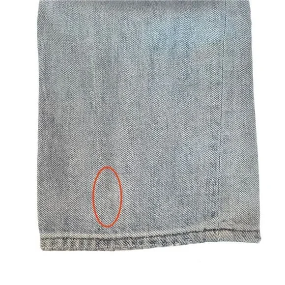 Pistola Cassie Super High Waist Straight Leg Jeans By My Side Light Wash Sz 26 - Picture 15 of 16